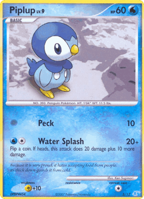 Piplup Pokémon TCG card art
