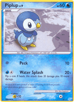 Piplup Pokémon TCG card art