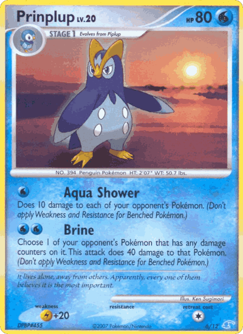Prinplup Pokémon TCG card art