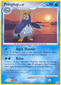 Prinplup Pokémon TCG card art