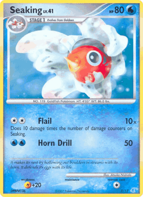 Seaking Pokémon TCG card art