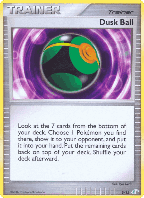 Dusk Ball Pokémon TCG card art