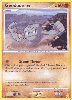 Geodude Pokémon TCG card art