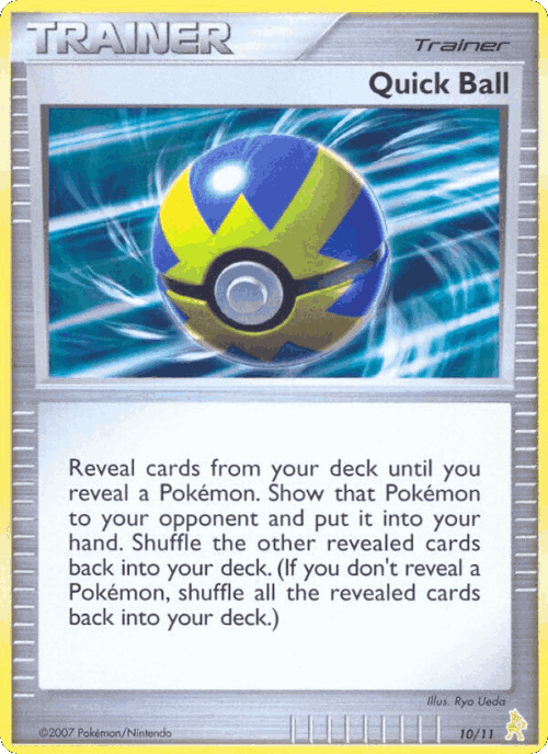 Quick Ball 10, DP Trainer Kit Lucario