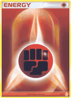 Fighting Energy Pokémon TCG card art