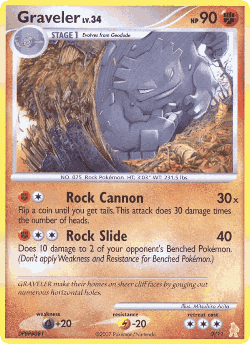 Graveler Pokémon TCG card art