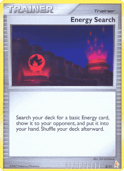 Energy Search Pokémon TCG card art