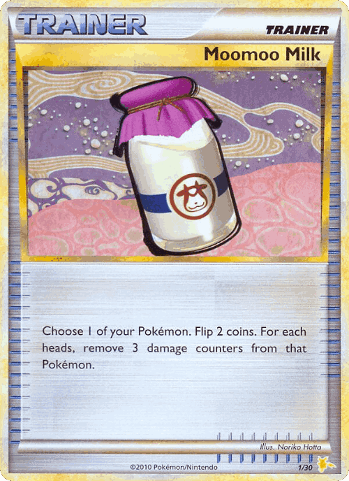 Moomoo Milk Pokémon TCG card art