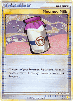 Moomoo Milk Pokémon TCG card art