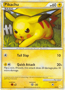 Pikachu Pokémon TCG card art
