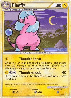 Flaaffy Pokémon TCG card art