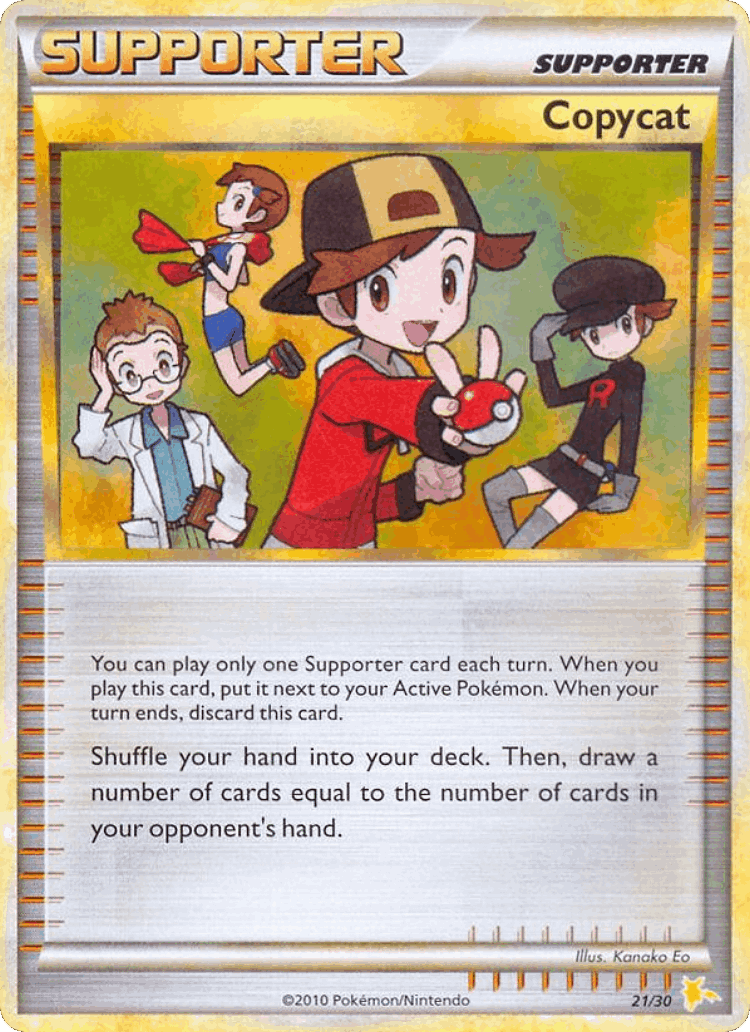 Copycat #21 from HGSS Trainer Kit Raichu - Common - Illustrated by Kanako Eo