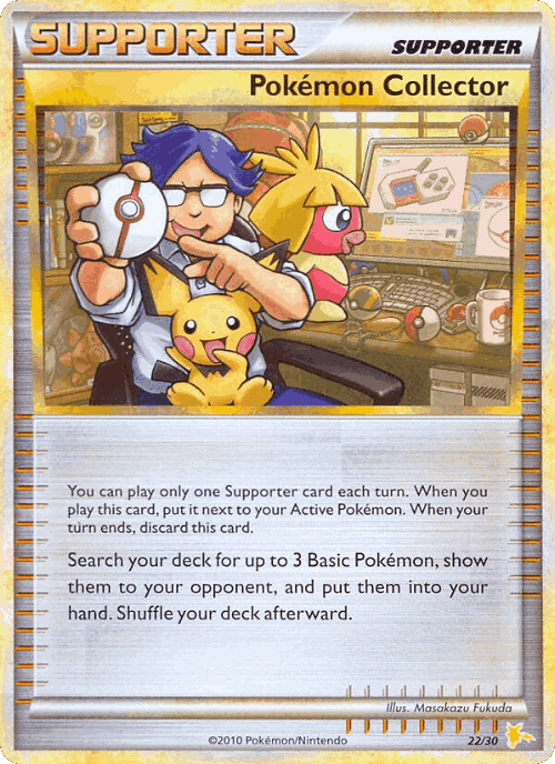 Pokémon Collector #22 from HGSS Trainer Kit Raichu - Common - Illustrated by Masakazu Fukuda