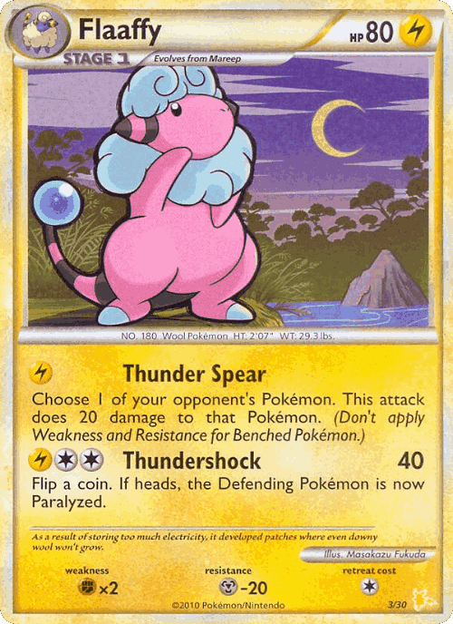 Flaaffy Pokémon TCG card art