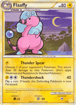 Flaaffy Pokémon TCG card art