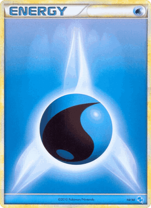 Water Energy Pokémon TCG card art