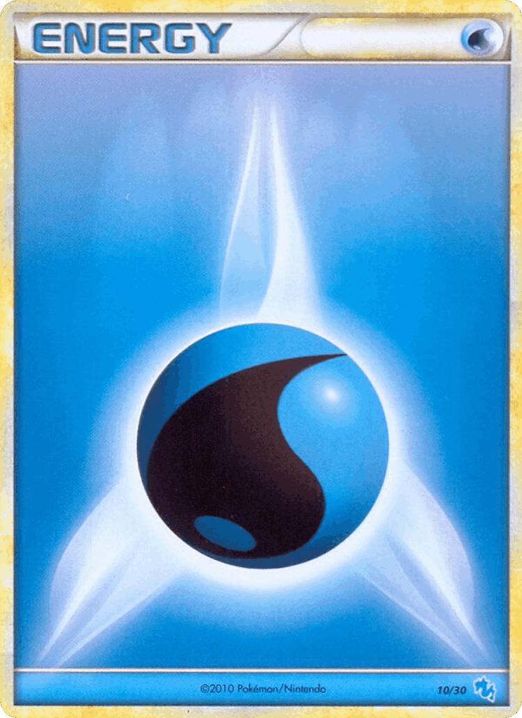Water Energy #10 from HGSS Trainer Kit Gyarados - Common