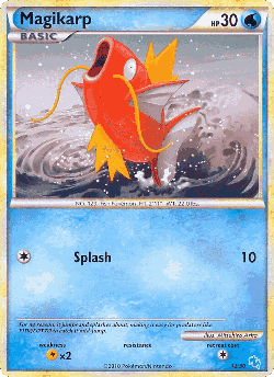 Magikarp Pokémon TCG card art