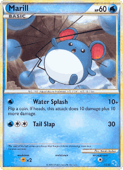 Marill Pokémon TCG card art