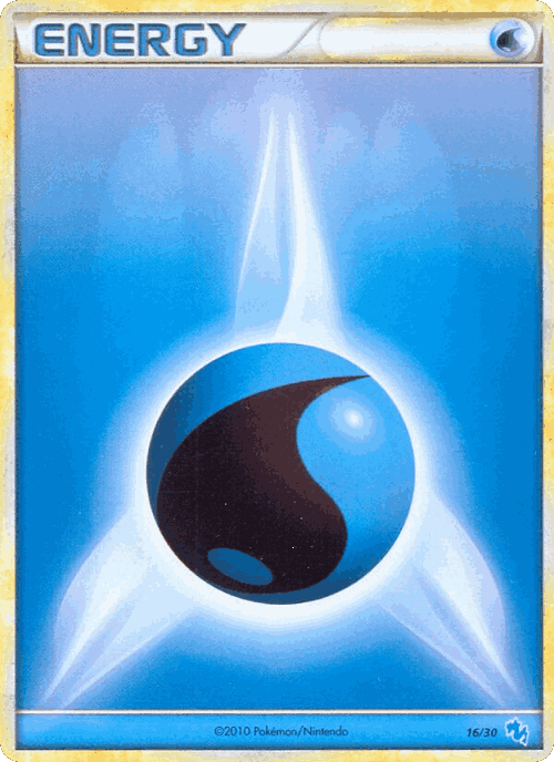 Water Energy #16 from HGSS Trainer Kit Gyarados - Common