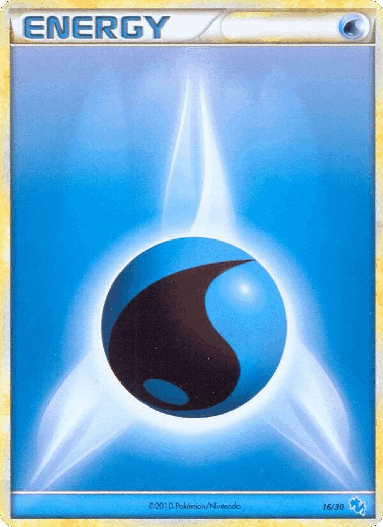 Water Energy #16 from HGSS Trainer Kit Gyarados - Common