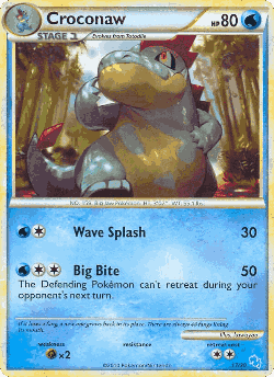 Croconaw Pokémon TCG card art