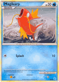 Magikarp Pokémon TCG card art