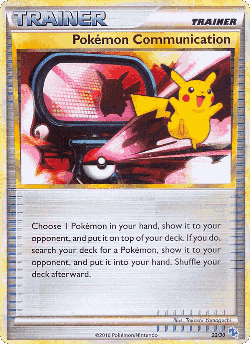 Pokémon Communication Pokémon TCG card art