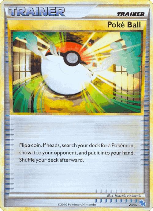 Poké Ball #23 from HGSS Trainer Kit Gyarados - Common - Illustrated by Hideaki Hakozaki