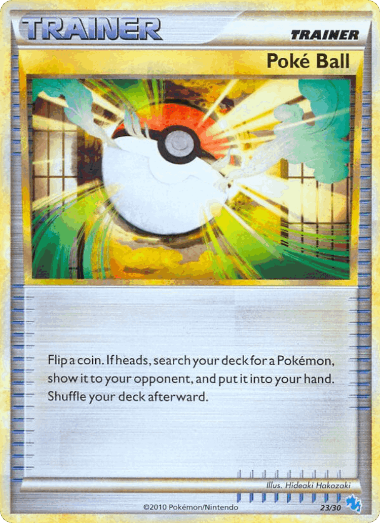 Poké Ball #23 from HGSS Trainer Kit Gyarados - Common - Illustrated by Hideaki Hakozaki
