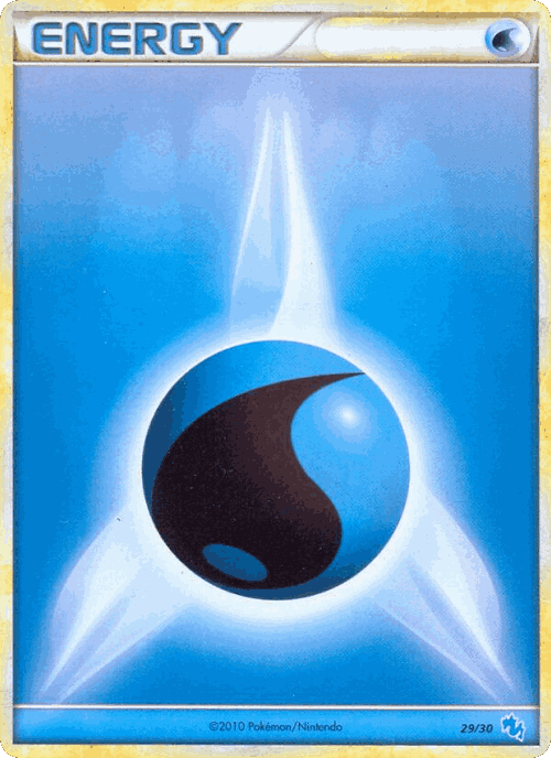 Water Energy #29 from HGSS Trainer Kit Gyarados - Common