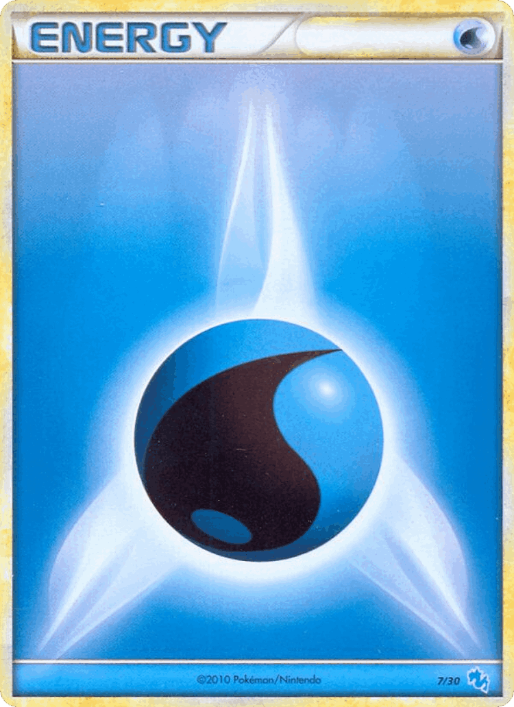 Water Energy #7 from HGSS Trainer Kit Gyarados - Common