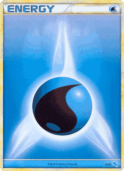 Water Energy Pokémon TCG card art
