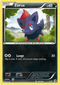 Zorua 13, BW Trainer Kit Zoroark