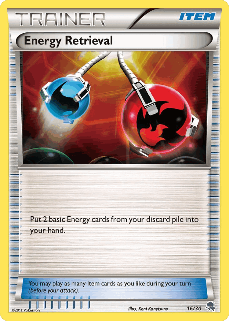 Energy Retrieval #16 from BW Trainer Kit Zoroark - Common - Illustrated by Kent Kanetsuna