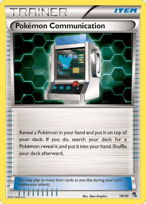 Pokémon Communication #18 from BW Trainer Kit Zoroark - Common - Illustrated by 5ban Graphics
