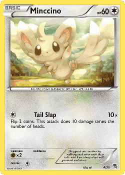 Minccino Pokémon TCG card art