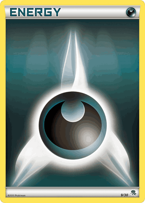 Darkness Energy Pokémon TCG card art