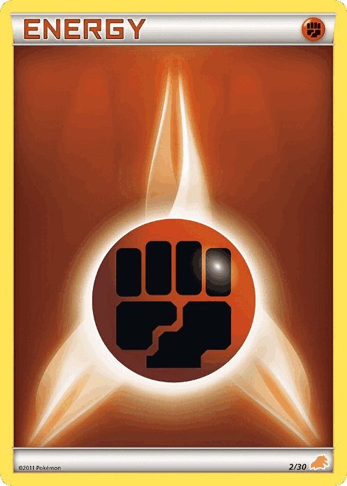 Fighting Energy Pokémon TCG card art
