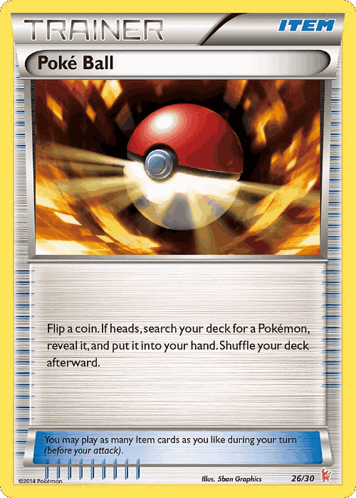 Poké Ball #26 from XY Trainer Kit Sylveon - Common - Illustrated by 5ban Graphics