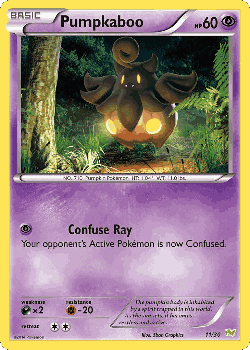 Pumpkaboo Pokémon TCG card art