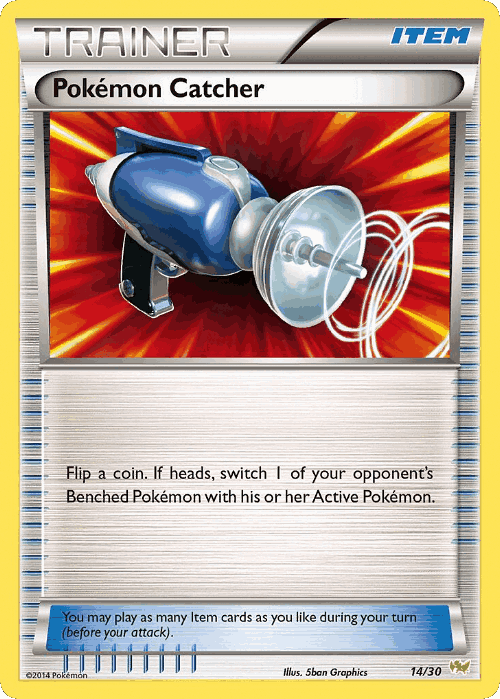 Pokémon Catcher Pokémon TCG card art