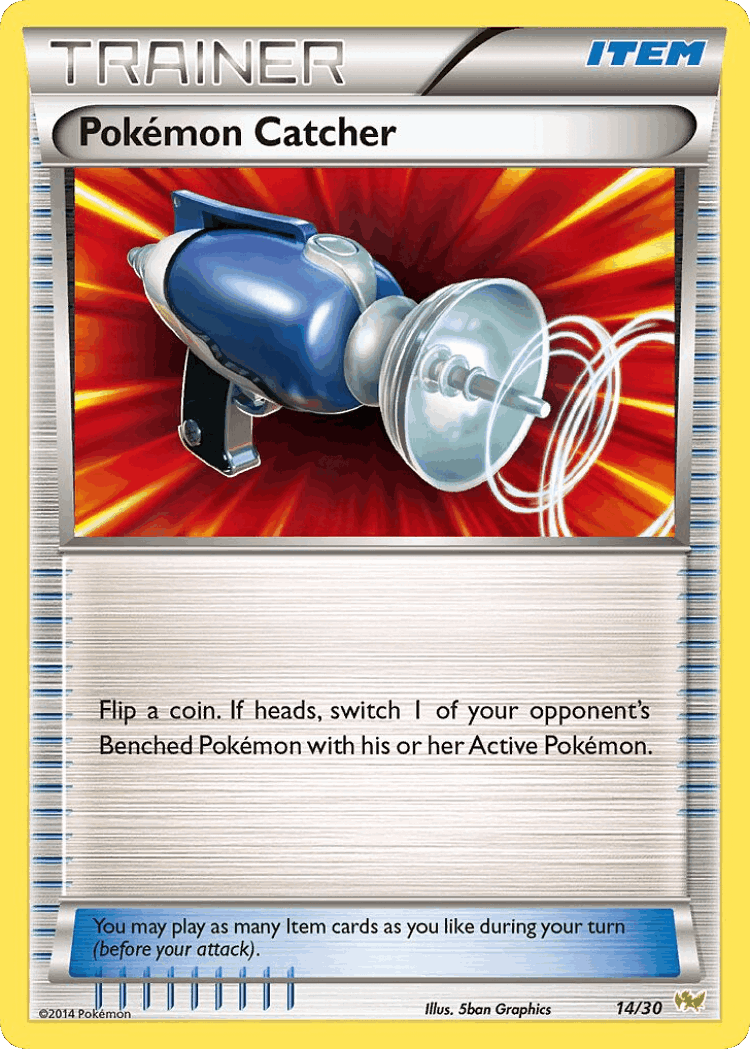 Pokémon Catcher #14 from XY Trainer Kit Noivern - Common - Illustrated by 5ban Graphics