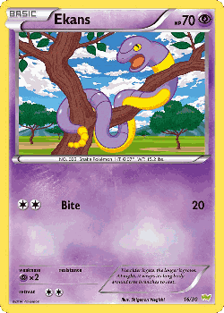 Ekans Pokémon TCG card art