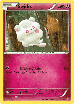 Swirlix Pokémon TCG card art