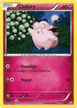 Clefairy Pokémon TCG card art