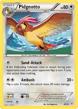 Pidgeotto Pokémon TCG card art