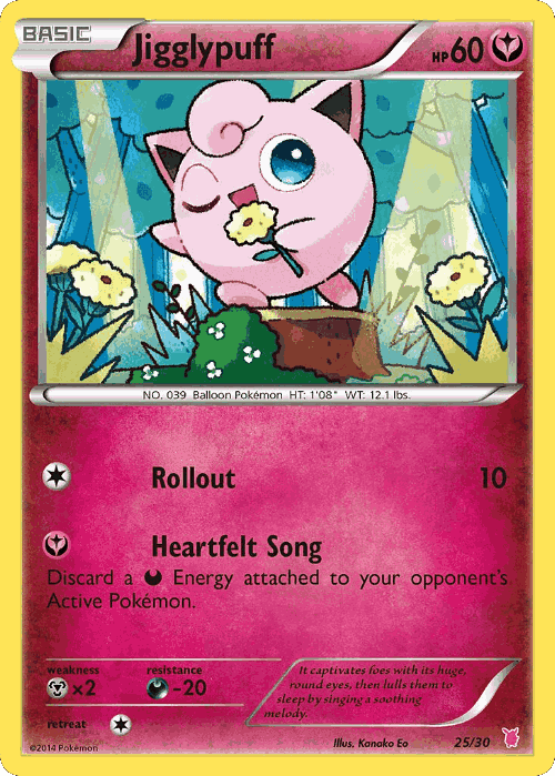Jigglypuff 25, XY Trainer Kit Wigglytuff