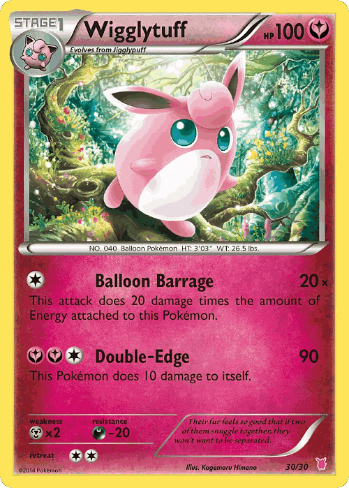 Wigglytuff 30, XY Trainer Kit Wigglytuff