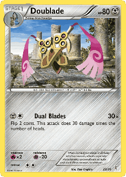 Doublade Pokémon TCG card art